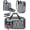 Grey, variant on Gym Bag for Men 45L Sports Duffel Bags 3-in-1 Travel Duffel Bag with Shoe Compartment,Gym Workout Backpack Weekender Bag Overnight Bag for Travel, Black