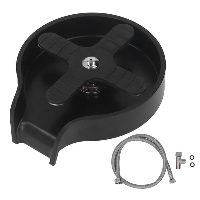 Lavavajillas automático de alta presión con válvula de tres vías para cafeterías, con manguera de 80 cm y rosca de 3/8 pulgadas de diámetro, 16 mm