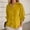Yellow, variant on DuoJiaJ Women's Summer Shirt Fashion Elegant Top Linen Long Sleeve T Shirt V Neck Shirt Belted Waist Casual Loose Shirt With Buttons Women's Blouses Beige L