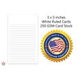 thumbnail image 5 of White Ruled Vertical Index Note Cards, 3” X 5” Inches | 300 Sheets Per Pack, 5 of 5