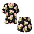 thumbnail image 5 of Picia Avocado Lovers Pajamas Sets for Women Soft Short-Sleeved Pjs with Lounge Shorts Two Piece Sleepwear-Small, 5 of 9