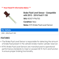 thumbnail image 2 of Brake Fluid Level Sensor - Compatible with 2015 - 2016 Ford F-150, 2 of 2