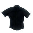 thumbnail image 2 of Camisa de Manga Corta con Botones para Niñas Escala 1/6, Disfraz, Cosplay, Moda Casual para Figuras Femeninas Escala de 12 Pulgadas, Accesorios para M Negro, 2 of 8