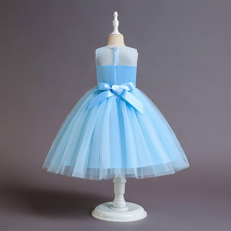 Diufon 3-12years Kids Girls Puffy Dress Lace Mesh Bowknot Birthday Princess Dresses Child Girl Romper Skirt (3-4 Years, Blue) - Walmart.com Diufon 3-12years Kids Girls Puffy Dress Lace Mesh Bowknot Birthday Princess Dresses Child Girl Romper Skirt (3-4 Years, Blue) - Walmart.com
