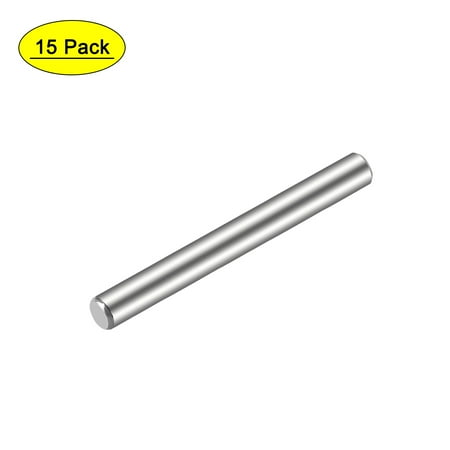 

Uxcell Steel Pins 304 Stainless Steel Dowel Pin Cylindrical Shelf Support Pin Silver 5 x 80mm 15pcs