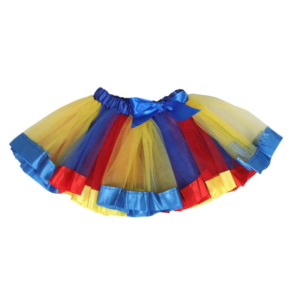 Raindrops Colorful Tulle Tutu Skirt for Girls Lightweight Dress Up Wear Perfect for Kids Special Events Multi Sizes