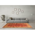 thumbnail image 3 of Ahgly Company Indoor Rectangle Oriental Orange Industrial Area Rugs, 7' x 9', 3 of 4