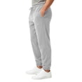 thumbnail image 4 of Leidass Men's Sweatpants Joggers Wortkout Tapered Casual Sweatpants for Men with Pockets Light Gray 2XL, 4 of 9