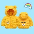thumbnail image 4 of Godderr Newborn Boys Girls Winter Cotton Coat with Hooded Baby Puffer Down Jacket for Toddler Down Coat Ears Cartoon Coats Long Sleeve Warm Outerwear for 9M-5Y, 4 of 5