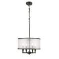 thumbnail image 1 of Chloe Lighting CH2S121RB16-UP4 Valentina Transitional 4 Light Rubbed Bronze Ceiling Pendant - 16 in., 1 of 1