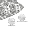 thumbnail image 3 of Kdxio Cotton Pillow Cases 14"x20" Pillowcases,Soft and Breathable Bedroom Pillow Cases-Retro sketch flower lines-No Pillow Core, 3 of 5