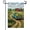 D, variant on XaaKee Small Garden Flags, Painted Style Dark Truck Spring Garden Flag, Double-Sided High-Quality White Linen Garden Flags, Porch Decoration, 12x18 Inch