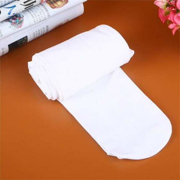 Bunenne Pantyhose for Women Cute Socks for Women Knee High Socks for Women Candy Colors Opaque Footed Socks Tights Slim Pantyhose Women Stockings Thigh High Stockings Tights for Women White One Size