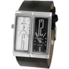 Aktion Men's Dual-Face Watch, Synthetic Leather