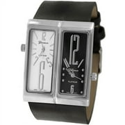 Aktion Men's Dual-Face Watch, Synthetic Leather