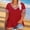 Red, variant on FAHXNVB Women's Plus Size V Neck T Shirts Short Sleeve Glitter Rhinestone Casual Summer Tees Tops Loose Lightweight Blouse