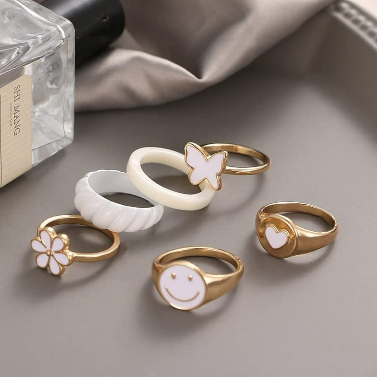 gold ring set