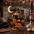 thumbnail image 5 of Halloween Wine Glasses, 15 Oz Stemless Wine Glasses, Halloween Party Drinking Glasses Clear Printed Glass Cup for Wine Cocktail Whiskey Holiday Home Party Use, 5 of 6