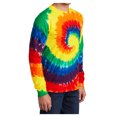 thumbnail image 4 of Yellow Rooster Men's Long Sleeve Tie-Dye T-Shirt Rainbow L, 4 of 6