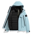 thumbnail image 2 of Mens Ski Jacket 2 in 1 Waterproof Snow Coat Winter Thick Warm Snowboarding Mountain Windbreaker Outwear, 2 of 3