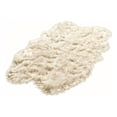 thumbnail image 3 of Luxe Gordon Faux Sheepskin Quattro Rug Off-White 4x6 Soft Durable, 3 of 4