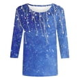 thumbnail image 3 of Cilsoka Loose Shirts for Women Casual Ladies Tops and Blouses 3/4 Sleeve Womens Tunic Tops 3/4 Sleeve Cotton Long Sleeve Shirts for Women Plus Size Cotton My Orders past Orders, 3 of 4