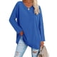 thumbnail image 1 of Camisa de gran tamaño para mujer, camiseta de manga larga para mujer, blusa informal para mujer, top de verano para mujer, multifuncional, 1 of 6