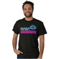 thumbnail image 4 of Vaporwave Aesthetic NASA Worm Logo Men's Graphic T Shirt Tees Brisco Brands S, 4 of 4
