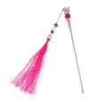 thumbnail image 4 of Pasador de cabellero Japonés con Borla con Flecos, de Adorno cabellero Kumi , roja Yinane Vintage Tassel Hair Stick, 4 of 8