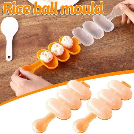 

Rice Ball Molds Sushi Balls Maker Mould Spoon Kitchen Cooking Utensil Tools Set