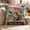 B, variant on Flower Ceramic Palace Pillow Covers 45x45cm, Peacock Leopard Monkey Print Flock Pillow Cases, Indoor Outdoor Decorative Pillow Shams for Sofa Bed Car, Christmas Holiday Home Decor