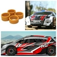thumbnail image 4 of Baohd 4piece 22mm 22.5mm Rubber Tire Compatible With 1/28 Wltoys K969 Upgrade Modified Color Racing black 1Set, 4 of 6