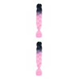 thumbnail image 2 of Vogacara Trenzas con extensiones de cabello trenzado, materiales fáciles de moda, cabello trenzado sintético Type3 NO3, 2 of 6