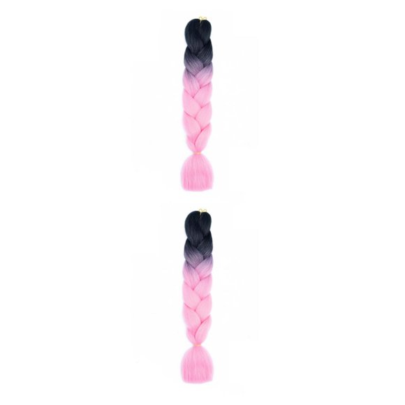 Seitruly Cabello trenzado moderno y versátil para extensiones de cabello y trenzas, color natural, alta similitud Type3 NO3