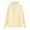 Beige, variant on Wutalume Women's Casual Round Neck Long Sleeve Solid Color Hooded Sweatshirt, Comfortable and Versatile Top for Daily Wear, Offering a Relaxed Fit and Easy Movement,Beige L