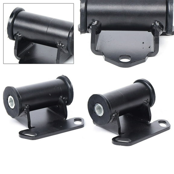Miumaeov Pair Universal Engine Motor Mounts Bracket Kit SBC 350 Swap V8 For Chevy S10 S10