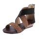 thumbnail image 2 of Zapatos de tacón de cuña tejido para mujer, sandalias con cremallera, sandalias de playa informales, zapatos romanos Wmkox8yii sa1273, 2 of 5