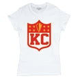 thumbnail image 5 of Kansas Shield T-Shirt Champions Game Day Fantasy Football K.C. Fan Women's Tee, 5 of 7