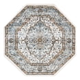 thumbnail image 3 of Unique Loom Nyla Collection Area Rug - Winner (4' Octagon Blue/Dark Gray), 3 of 7