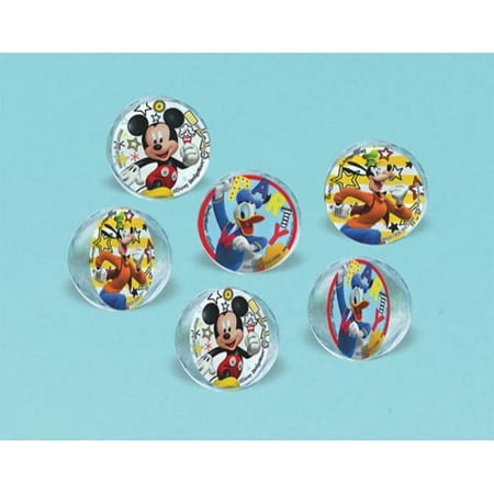 - Mickey Mouse 'On the Go' Bounce Balls / Favors (6ct)