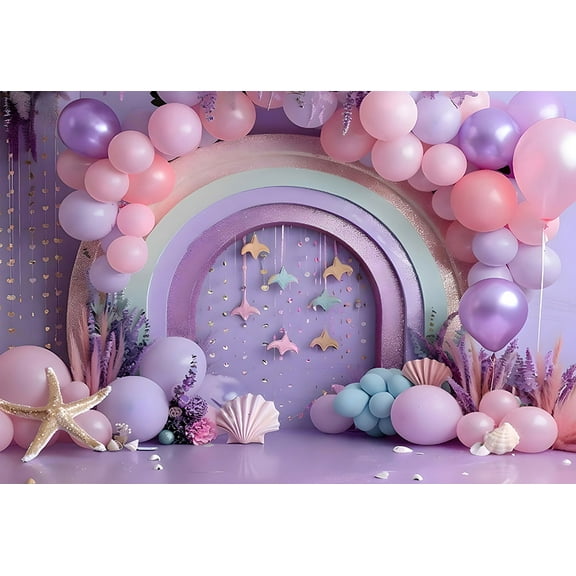Mehofond Photography Background Balloon Baby Shower Kids Birthday Party Cake Smash r Cloud Backdrop Photo Studio
