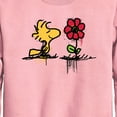 thumbnail image 2 of Peanuts - Woodstock Rose - Toddler And Youth Crewneck Fleece Sweatshirt, 2 of 5