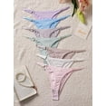 thumbnail image 2 of Conjunto De 7 Tangas Para Mujer, Diseño Dulce Con Lazos, Multicolor, 2 of 5