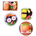 thumbnail image 5 of KAKOWELY 4Pcs Artificial Sushi Model Fake Food Realistic Japanese Food (Style Random),1.77X"X1.77"X0.79", 5 of 5