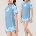 thumbnail image 5 of Baby Swimsuit Girl Leopard Print Girls Swimsuit With Skirt Hot Spring Cute Swimwear Baby Girl Bathing Suit Sky Blue, 5 of 7