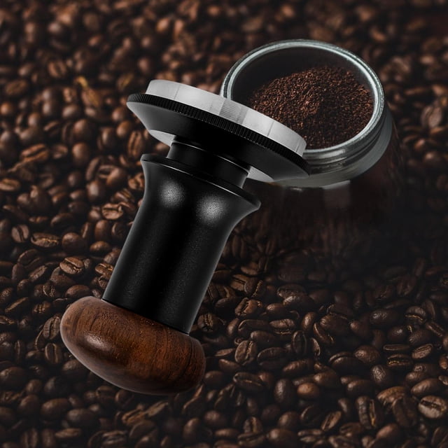 Madera de nogal a presión para café expreso, para portafiltros, restaurantes, cafeterías 58mm BLESIY manipulación de café expreso