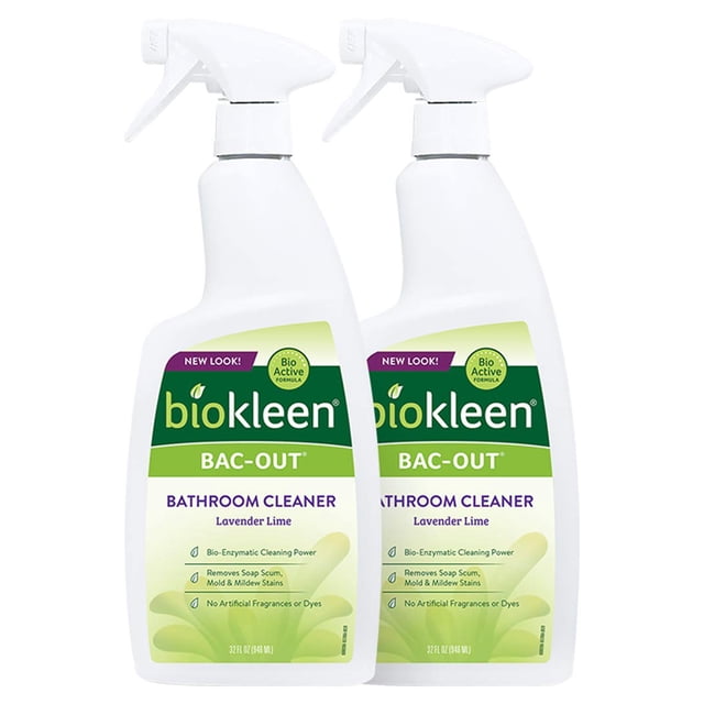 Limpiador de baño Biokleen Bac-Out Natural, paquete de 2