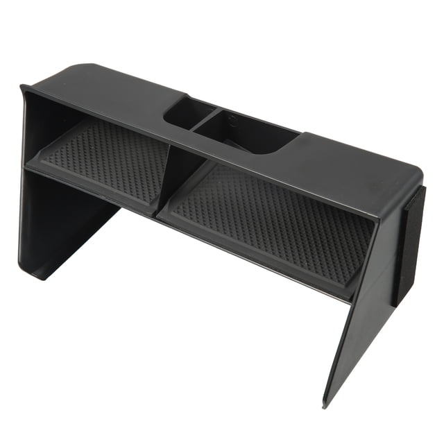 Coche Central Consola Almacenamiento Caja Reposabrazos Organizador Accesorios Negro