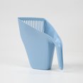 thumbnail image 1 of Thick Plastic Cat Litter Scoop Cat Poop Cleaning Tool Striped Funnel Cat Poop Shovel（Blue）, 1 of 5