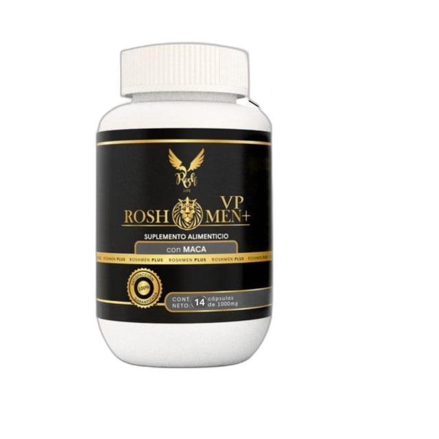 Suplemento Rosh Men Vp Próstata Sana Vigorizante 14 Cápsulas Rosh Men Ingredientes Naturales